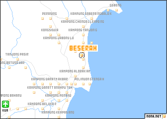 map of Beserah