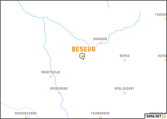 map of Beseva