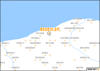 map of Beşevler