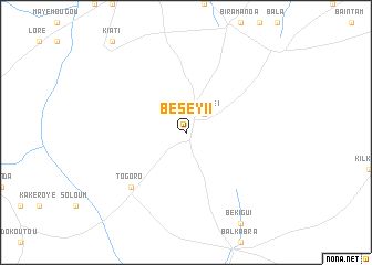 map of Besey II