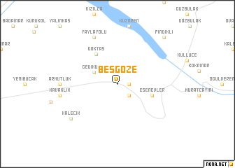 map of Beşgöze