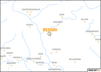 map of Beshak