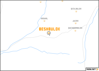 map of Beshbulok