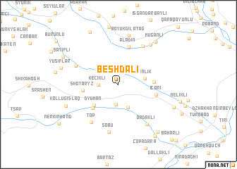 map of Beshdali