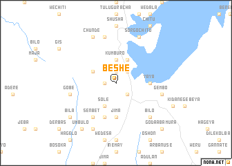 map of Beshē