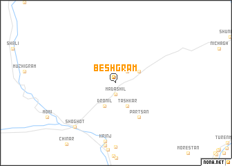 map of Beshgrām