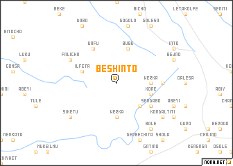 map of Beshinto