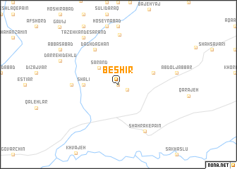 map of Beshīr