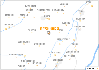 map of Beshkapa