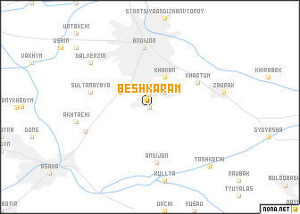 map of Beshkaram