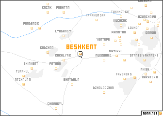 map of Beshkent