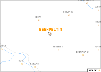 map of Beshpel\