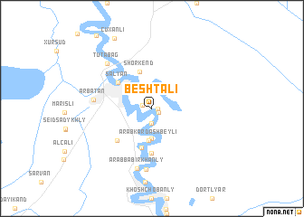 map of Beshtali