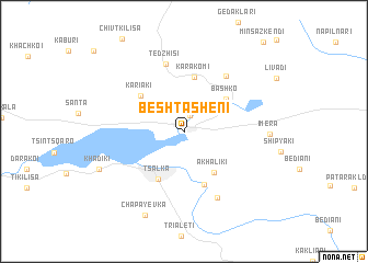 map of Beshtʼasheni