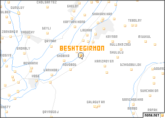 map of Beshtegirmon