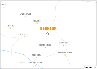 map of Beshtov