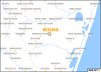 map of Besiaka