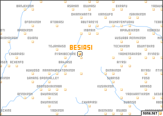 map of Besiasi