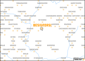 map of Besidroasi