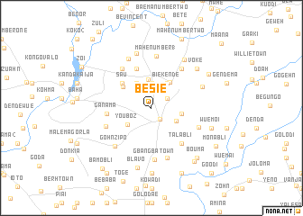 map of Be Sie