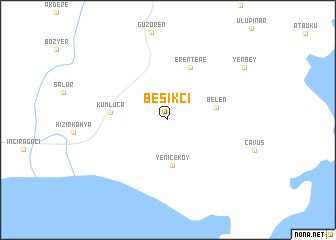map of Beşikci