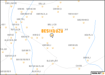 map of Beşikdüzü