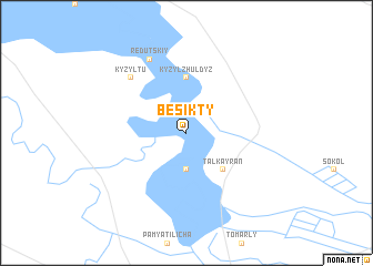 map of Besikty