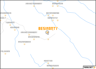 map of Besimanty