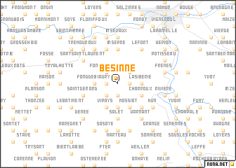 map of Besinne