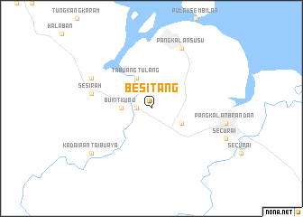 map of Besitang