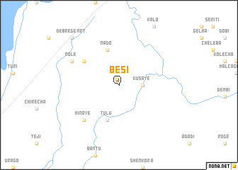 map of Besī