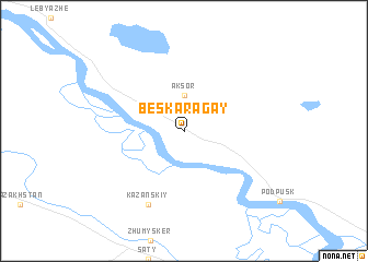 map of Beskaragay