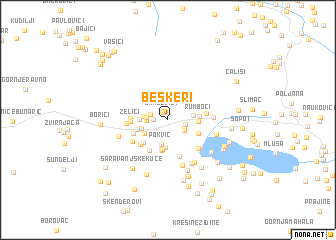 map of Beškeri