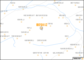 map of Beşkız