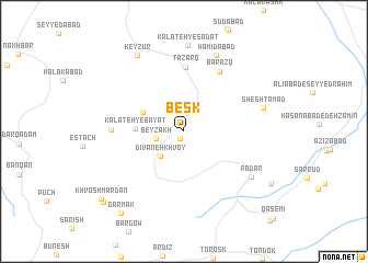 map of Besk