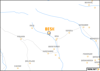 map of Besk