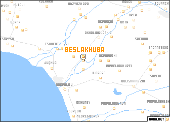 map of Beslakhuba