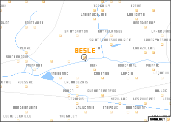 map of Beslé