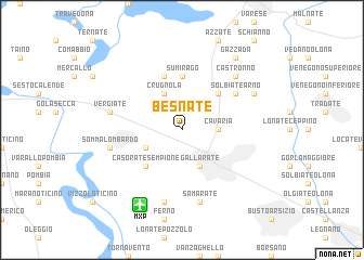 map of Besnate