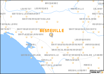 map of Besneville