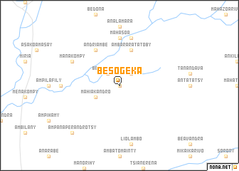 map of Besogeka