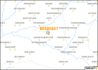 map of Besokaky