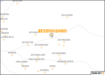 map of Besoni ki Dhāni
