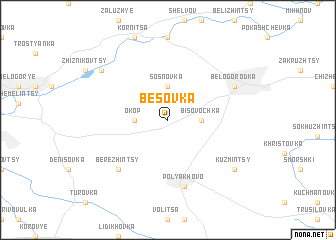 map of Besovka