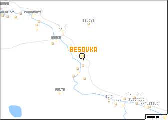 map of Besovka