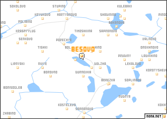 map of Besovo