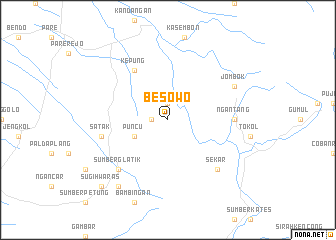 map of Besowo