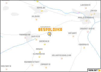 map of Bespalovka