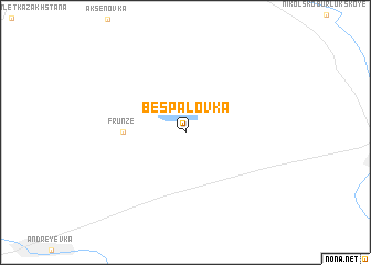 map of Bespalovka