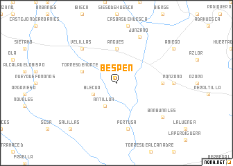 map of Bespén